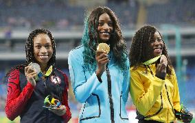 Olympics: Women's 400m medal ceremony