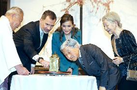 Japan, Spain royal couples travel together