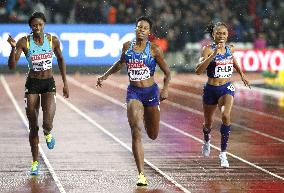 Athletics: Francis wins women's 400m, Felix 3rd at worlds