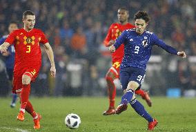 Soccer: Belgium-Japan friendly