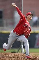 Baseball: Ohtani at Angels spring training