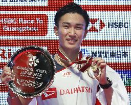 Badminton: Japan's Momota wins 1st Japan Open title
