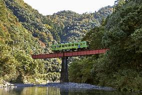 Rural railway in western Japan