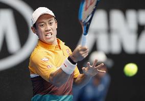 Tennis: Nishikori at Australian Open