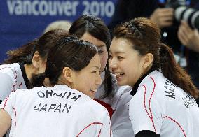 Japan beats Russia in women's curling game