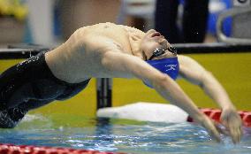 Irie completes backstroke double at Japan Open