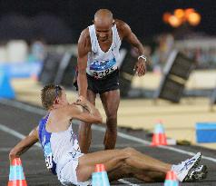 (3)Italy's Baldini wins men's marathon in Olympics