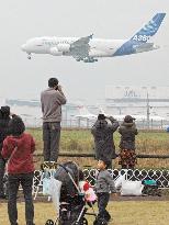 World's biggest passenger plane A380 lands in Japan on maiden vo