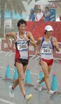 Morioka wins silver in men's 20-km walk at Asian Games