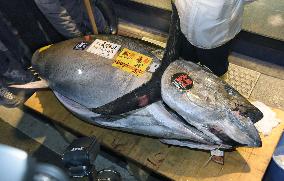 Bluefin tuna fetches 4.5 mil. yen at Tokyo auction