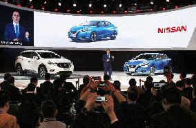 Nissan's Ghosn speaks at press preview for Auto Shanghai 2015