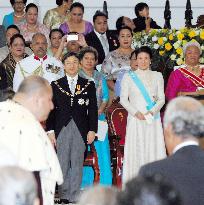 Japan crown prince, princess attend Tonga coronation ceremony