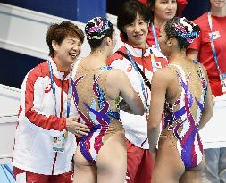 Inui, Mitsui win synchro swim bronze at world c'ships