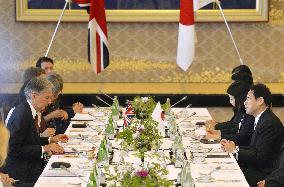 Japan, Britain vow cooperation to ensure rule of law in Asia