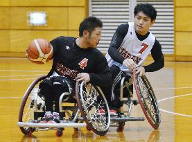 Japan's wheelchair basketball players in Paralympic selection process