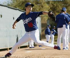 Baseball: Maeda's spring debut set for March 5