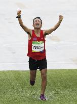 Olympics: Comedian finishes in men's marathon