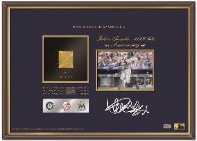 Japan Post to sell memorial gold plate for Ichiro's 3,000th hit