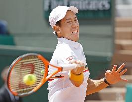 Tennis: Nishikori vs. Verdasco in French Open