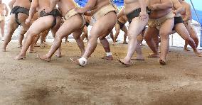 Sumo training: circle the ring