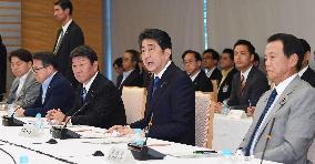 Abe eyes 2 tril. yen package to support child care, education