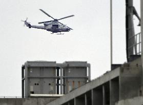 U.S. military helicopter in Okinawa