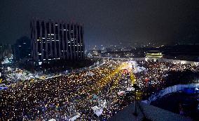 Candle rally in South Korea