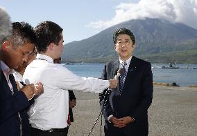 PM Abe announces LDP leadership candidacy