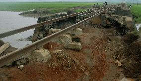 Flood-hit N. Korea