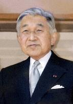 Emperor suffering from stress-caused bleeding in stomach