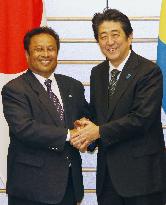 Palau President Tommy Remengesau in Japan