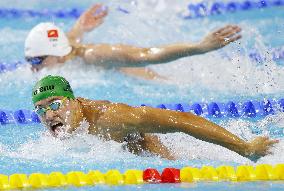 South Africa's Chad le Clos wins men's 100m butterfly