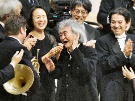 Seiji Ozawa returns to conducting