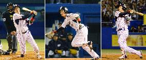 Yamada hat-trick gets Swallows into Series win column