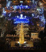 Annual winter illumination starts in Sapporo