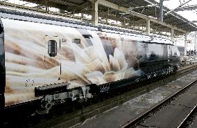 JR East unveils exterior of special edition bullet train