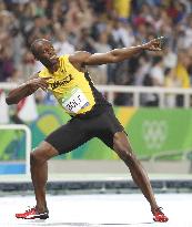Olympics: Bolt completes 3rd sprint double