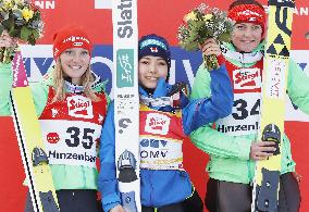 Ski jumping: Takanashi wins again, her 7th victory of season