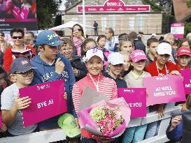 Golf: Miyazato feeling refreshed after finishing 32nd in career finale