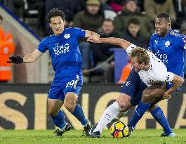 Soccer: Leicester City win 2-1 over Tottenham Hotspur