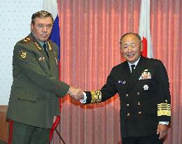 Russian military chief in Japan