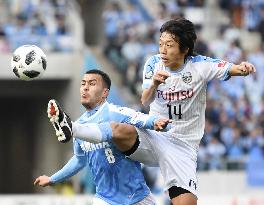 Football: Iwata vs Kawasaki J-League match