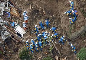 Landslide in Japan