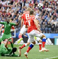 Football: Russia vs Saudi Arabia at World Cup