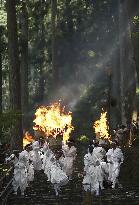 Fire festival in Japan