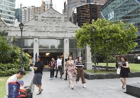 Raffles Place in Singapore