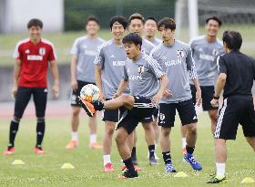 Football: Japan training for Trinidad and Tobago friendly