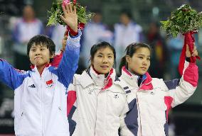 S. Korea's Jin wins gold in women's 1,500-m speed skating