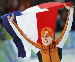 Wust wins gold in women's 1,500m speed skating