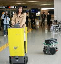 New airport in Fukuoka tests 'porter robots' to carry people, ba